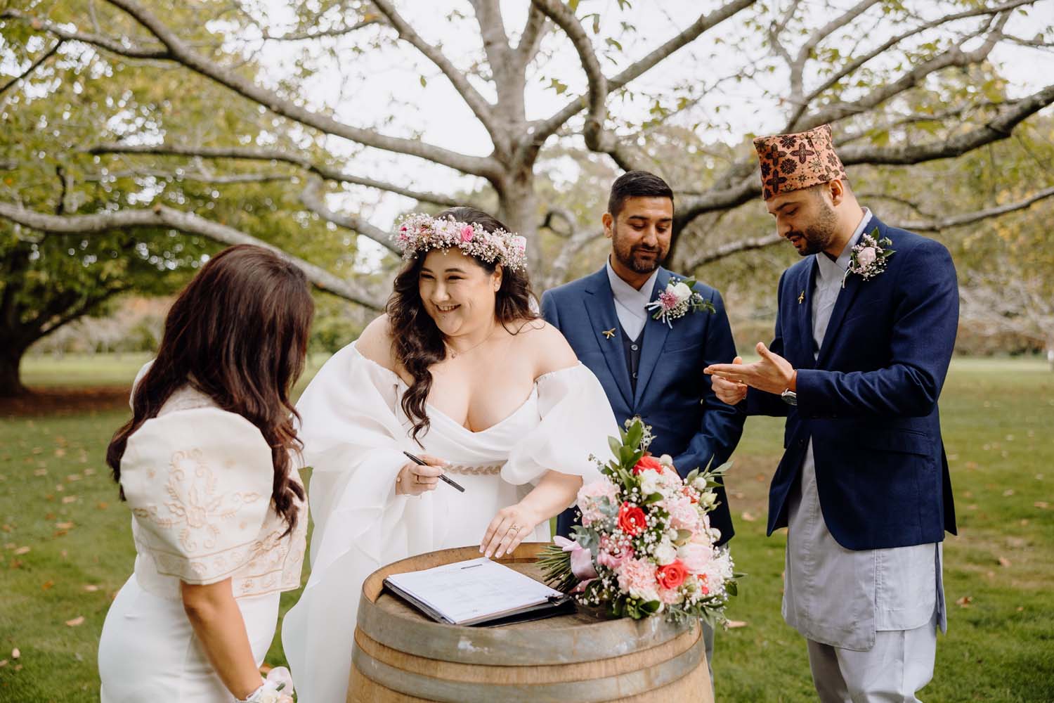 Idyllic Outdoor Wedding in Auckland