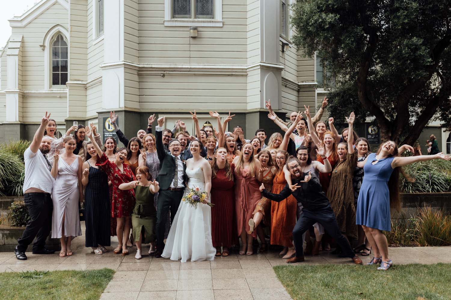 Joyful Wedding in Wellington