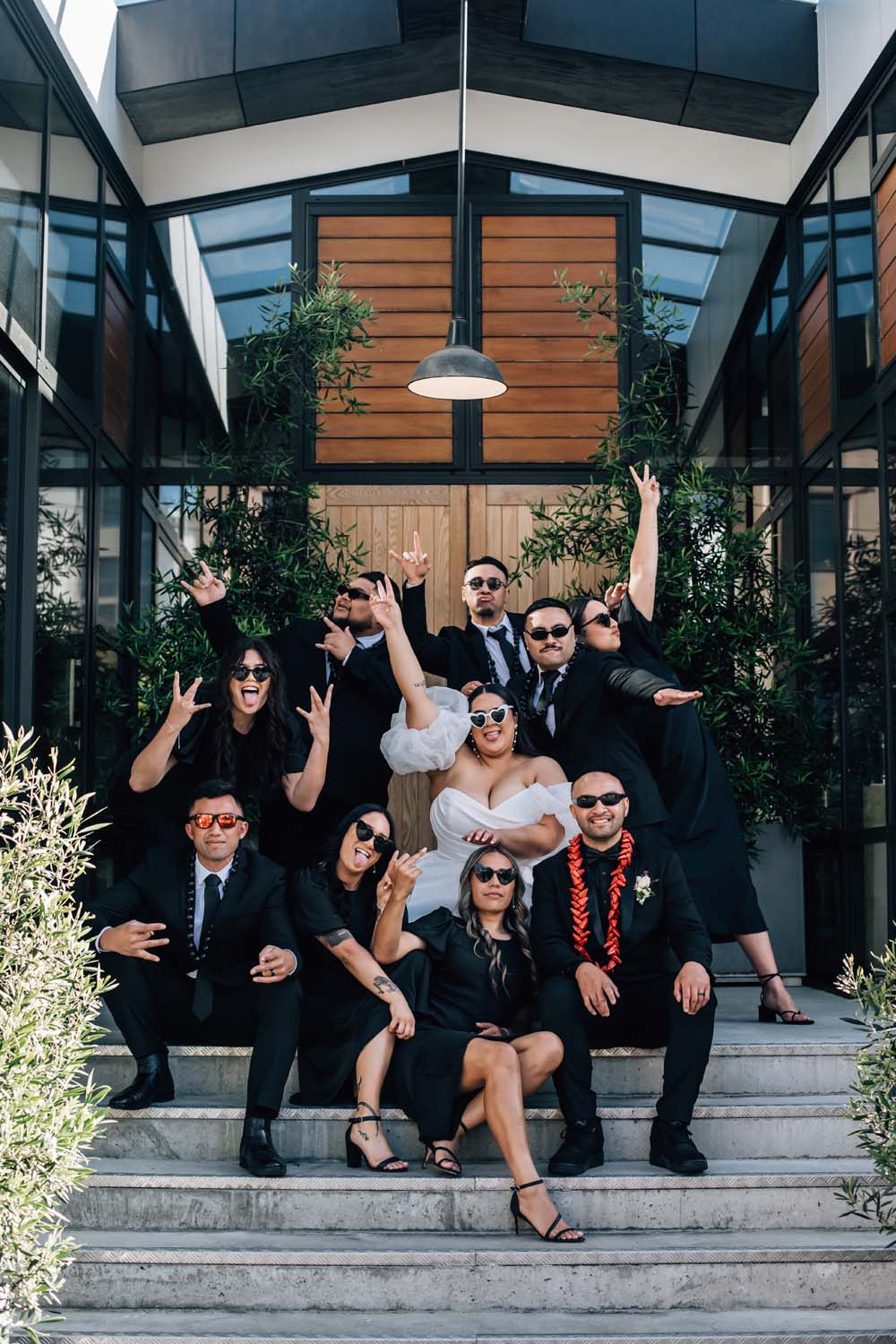 Chic Wellington Wedding at Prefab Hall